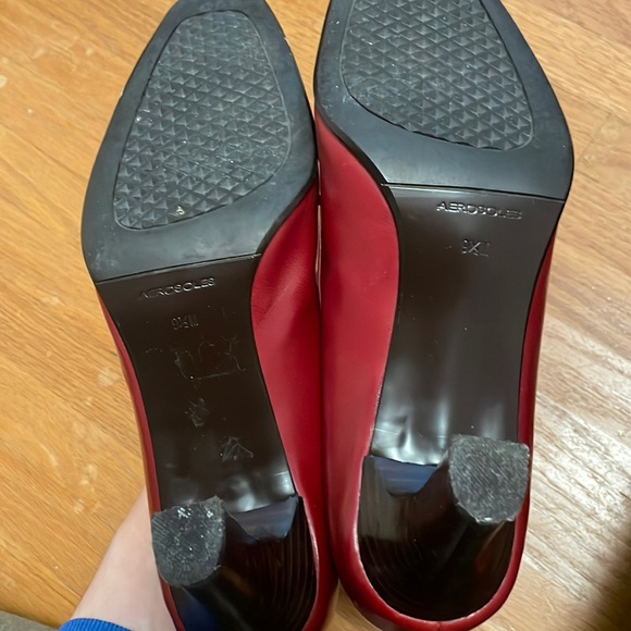 Cranberry/wine red heels - Picture 4 of 8